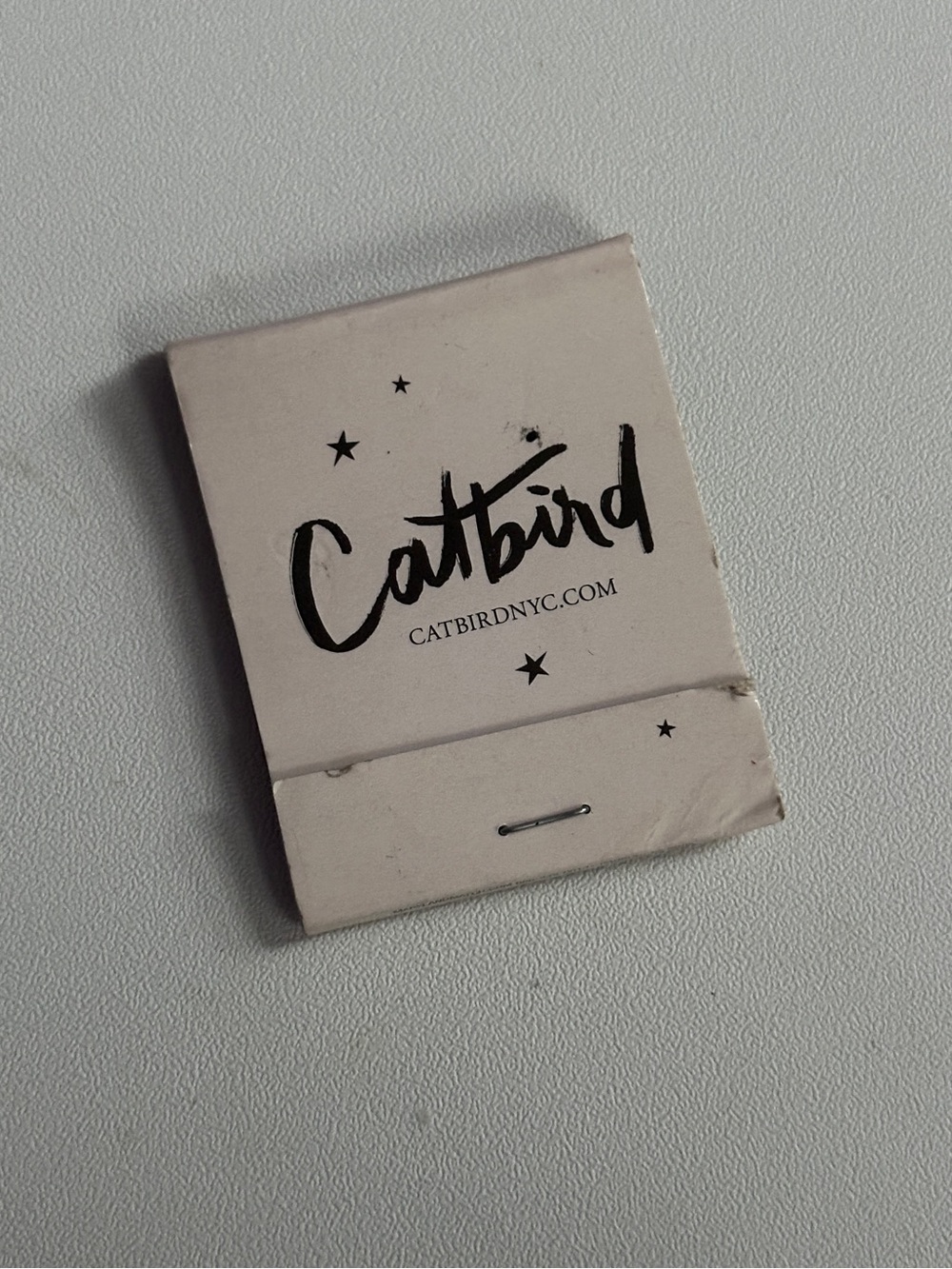 Catbird NYC Matchbook